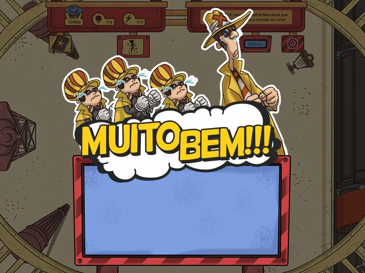 Tela de comemoração — muito bem