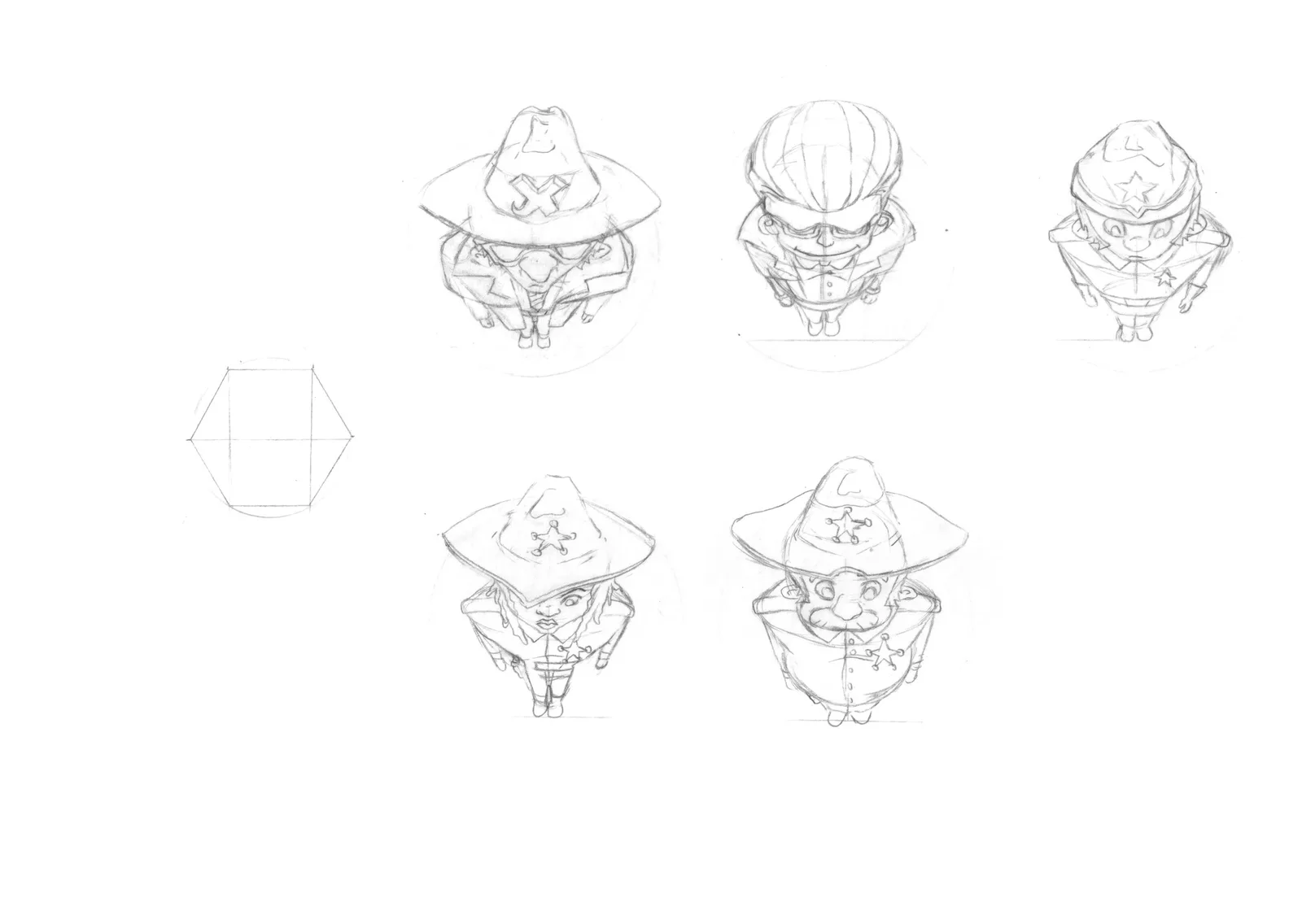 Teste de personagens no jogo
